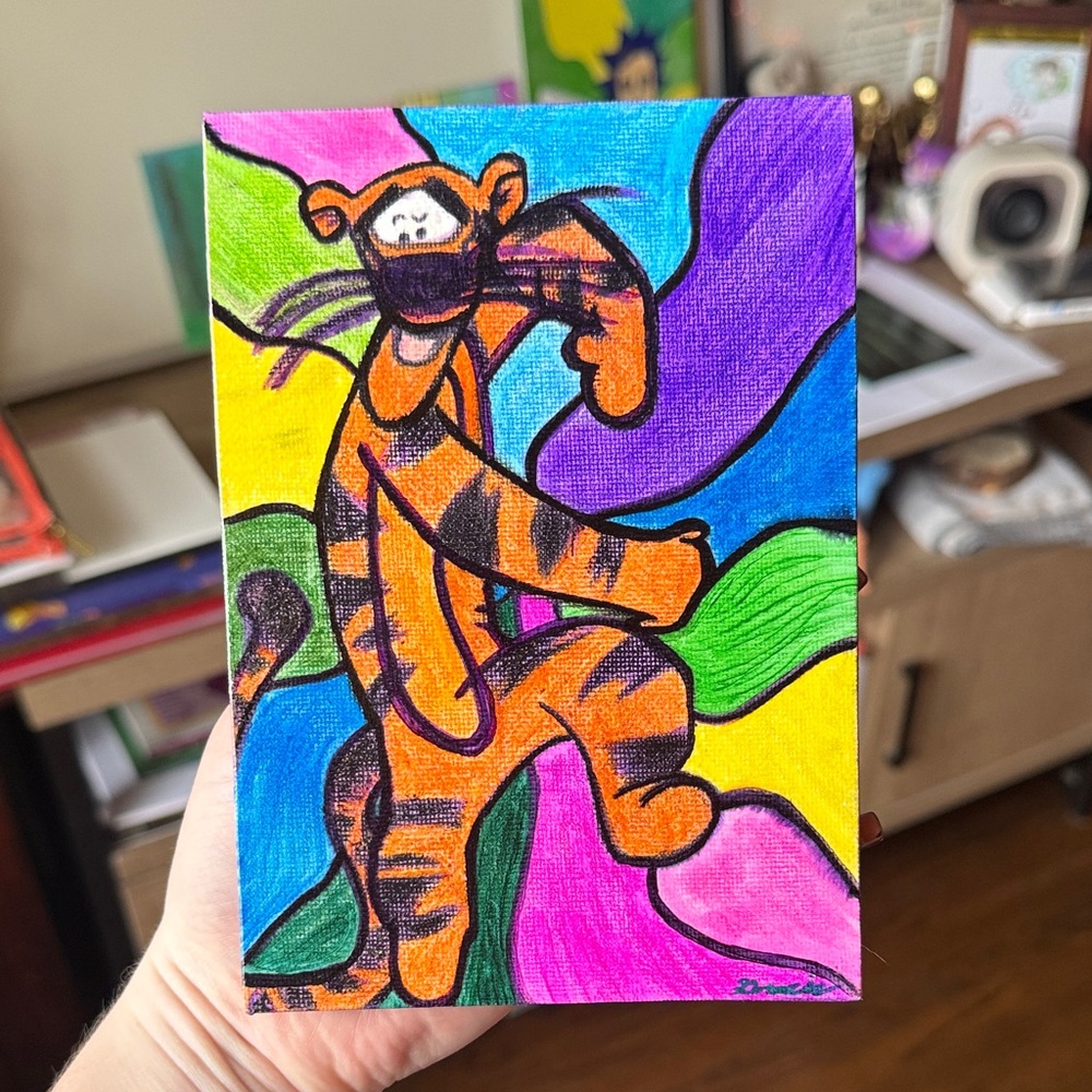 Vibrant Tiger Art Canvas